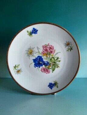 WESTERLING VINTAGE (7.5") Winterling Kirchenlamitz Bavarian Plate Gold/Blue/Pink